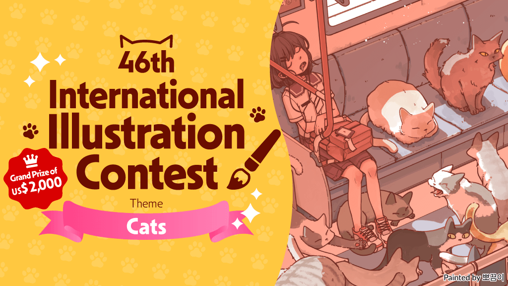 clipstudiopaint's tweet photo. Draw cute and charming cats, then enter your timelapse in the International Illustration Contest!

Five winners will be drawn at random and receive a Clip Studio Paint PRO activation code or 3000 GOLD.🎁

#cspcontest46
#cspcontest46_timelapse

Details:
https://t.co/vpxUs8r0jC https://t.co/9lxl9nzVT2