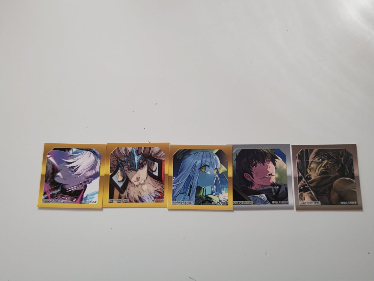 最終再臨展のステッカーちゃんと見てなかった👀わ～いンド様！