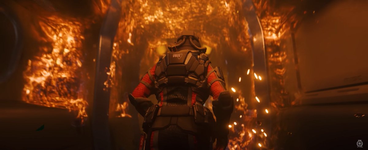 chonkrider's tweet image. Lol. Wise choice for picture and sound in the opening!—Alpha 4.5 - Dawn of Fir... Engineering is LIVE 🟢 #StarCitizen