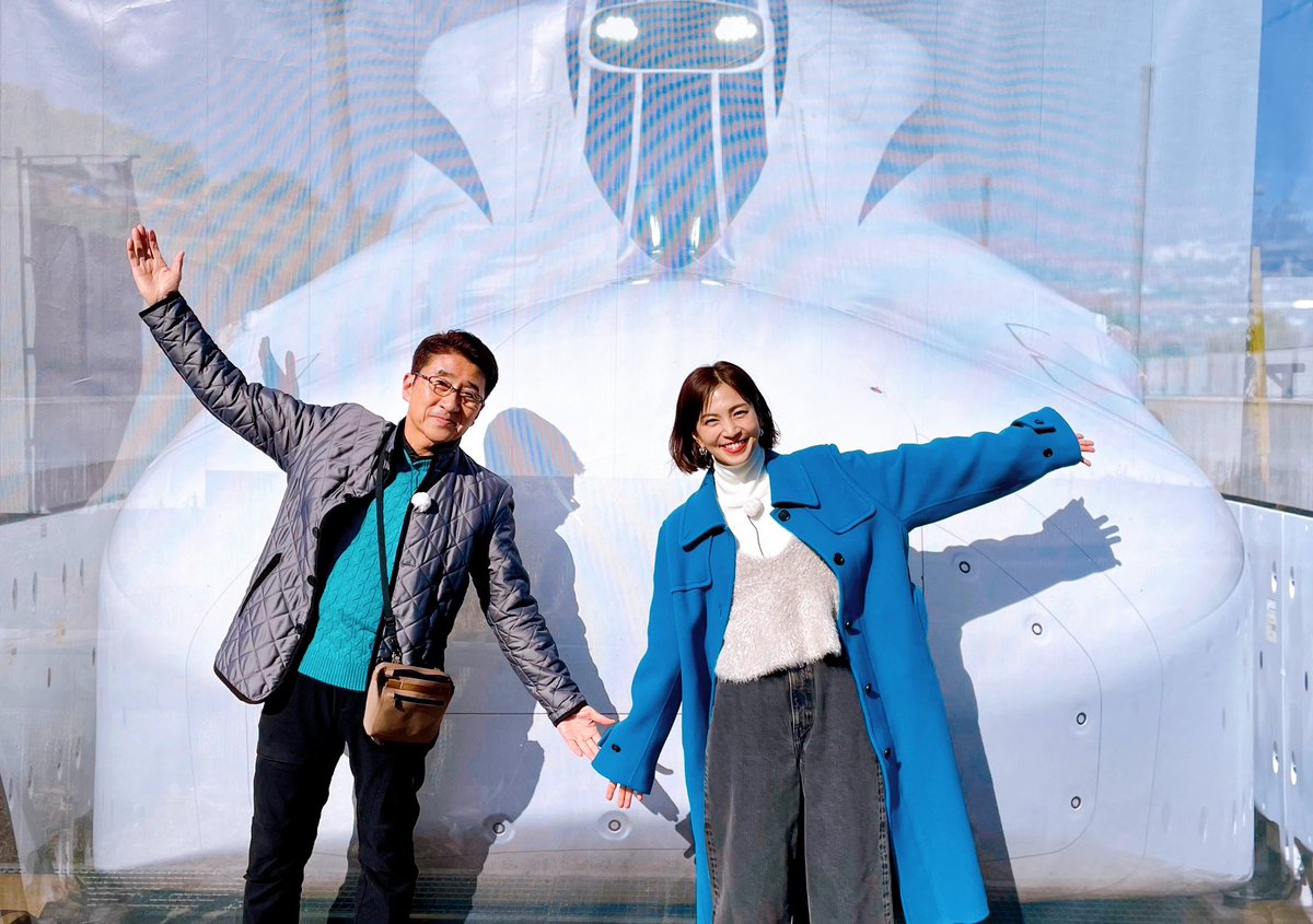 🌟高井のOne Shot 25.12.18🌟 リニアの実物大ポスター🫢‼ #安田美沙子