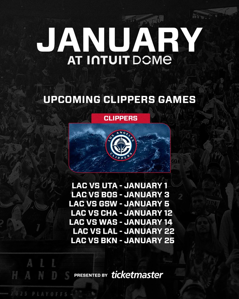 IntuitDome's tweet image. Kick off the new year with us at Intuit Dome 🎉

🎟️: bit.ly/IntuitDomeEven…

@Ticketmaster | #IntuitDome