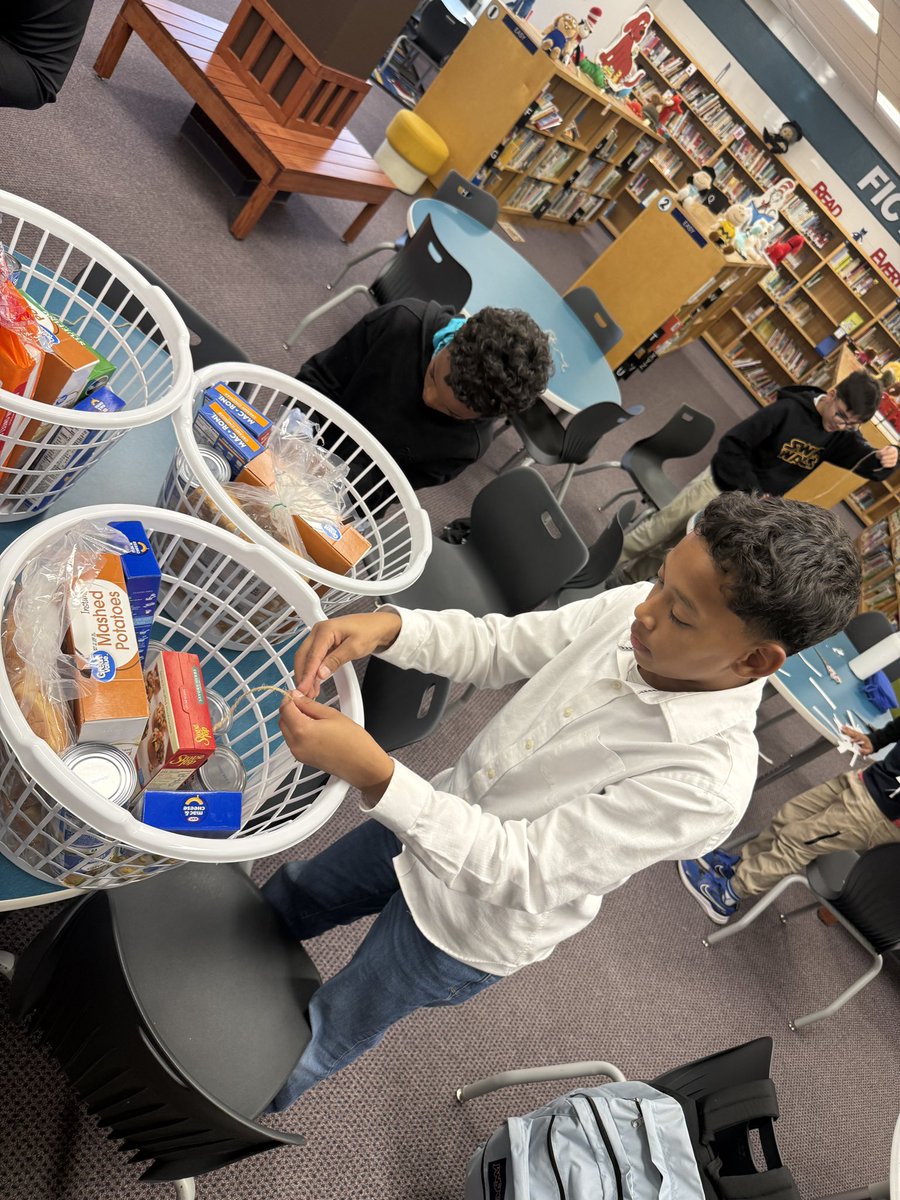 Espinosa_MCE's tweet photo. Our NEHS members came together with heart and purpose to prepare holiday food baskets for our community members in need 💙
Each basket is packed with care, kindness, and the spirit of the season. So proud of these students for making a difference! #ServiceinAction #NEHS https://t.co/UJgdMhDnod