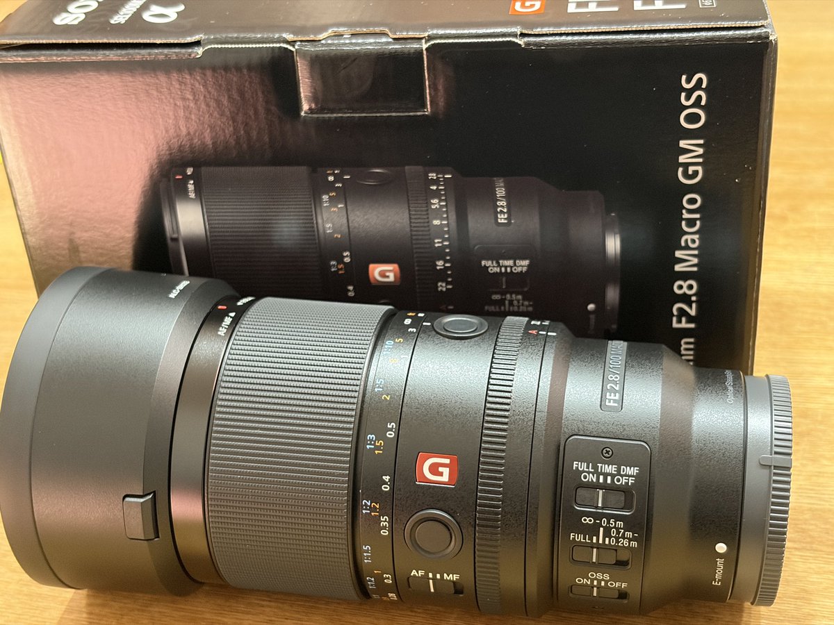 onox19781014's tweet photo. FE100マクロ購入
出番の減った135gmとシグマ70マクロを売却
実質タダみたいなもん笑 https://t.co/4aQ7alvFb0