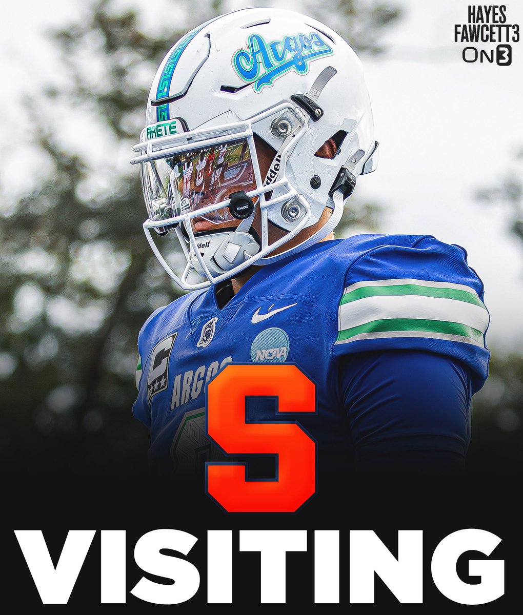 Hayesfawcett3's tweet image. NEWS: West Florida standout transfer QB Marcus Stokes will visit Syracuse January 3rd, @On3Sports has learned 

The 6’2 210 QB totaled 3,664 yards &amp;amp; 40 TDs this season

Repped by @bnm_nil 

on3.com/rivals/marcus-…