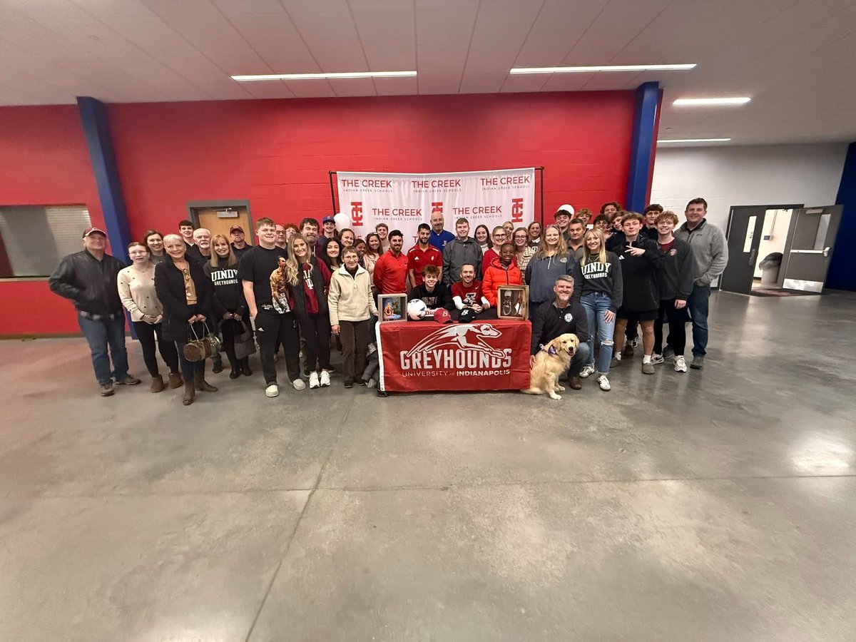 EricLLong's tweet image. Aiden had his official signing day tonight. We are excited for him to continue playing soccer at @UIndyMSoccer. Thank you to all those who came out to help us celebrate. @Gabe_Hall_23 @CoachRoop2