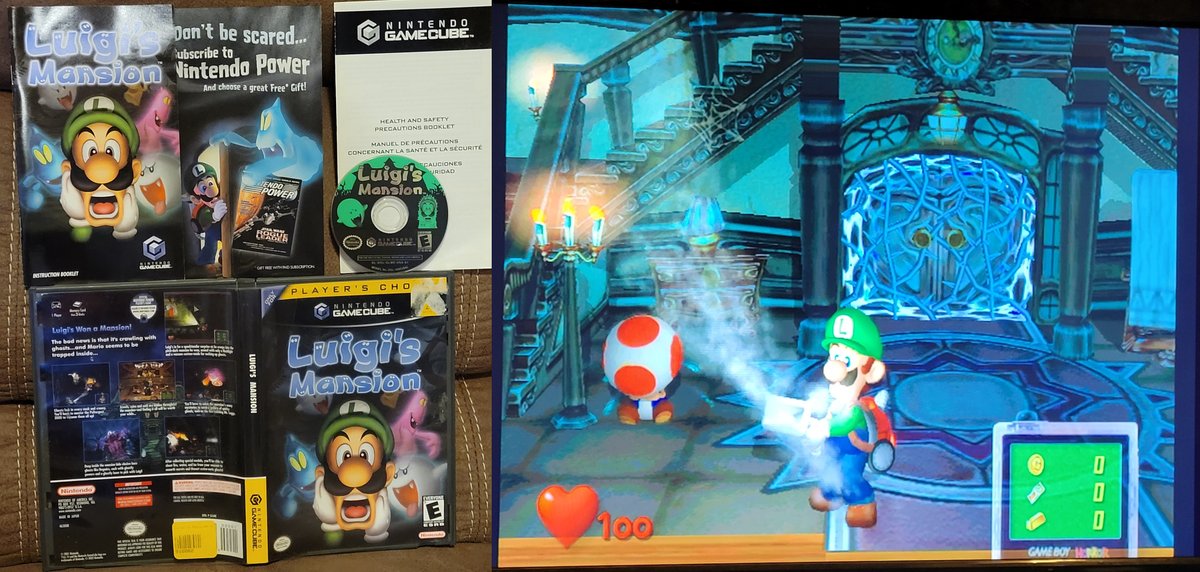samthesamurai's tweet photo. Collection essentials #554: Luigi’s Mansion (GC)
https://t.co/goqiRjqaJl https://t.co/tFXmIrkN6G