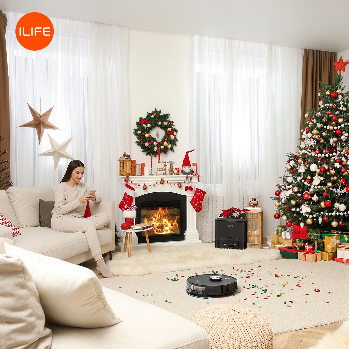 ilife_Global's tweet image. Post-holiday bliss ✨  
You enjoy the cozy moments, we take care of the mess.  
ILIFE makes cleaning effortless.😎

#ILIFE #SmartClean #HolidayCleanUp