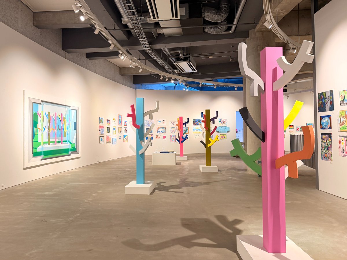 🟣🪟閉幕まであと3日！🪟🟢
第13回市原湖畔美術館子ども絵画展
「まどのむこう、きみのセカイ」12/28(日)まで
ゲストアーティスト：#原田郁
🔴lsm-ichihara.jp🔴