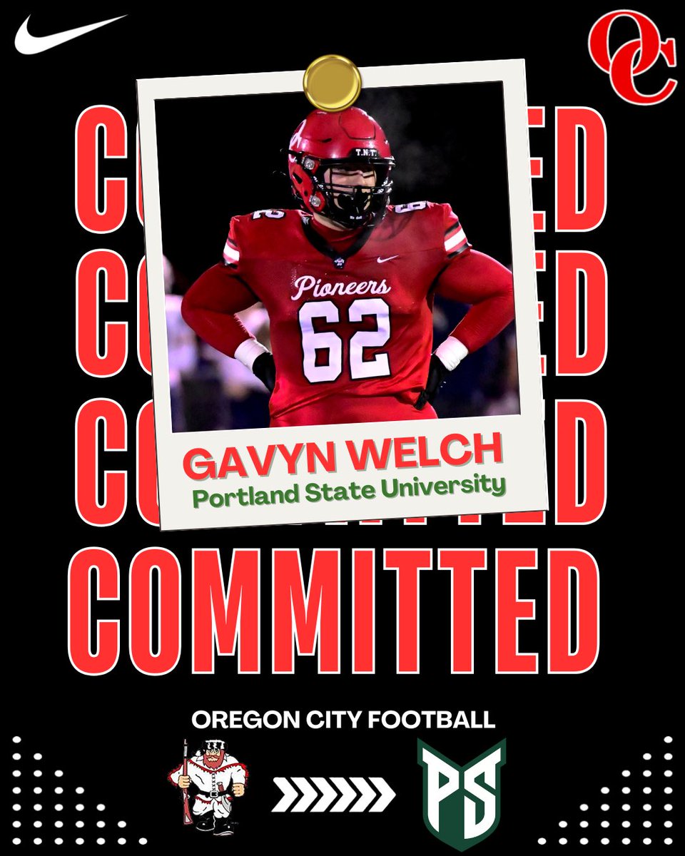 OCPioFootBall's tweet image. 👏 Congratulations to Gavyn Welch on both his recent offer AND COMMITMENT to Portland State University! 

#GoPioneers | #TNT | #GoViks⚔️