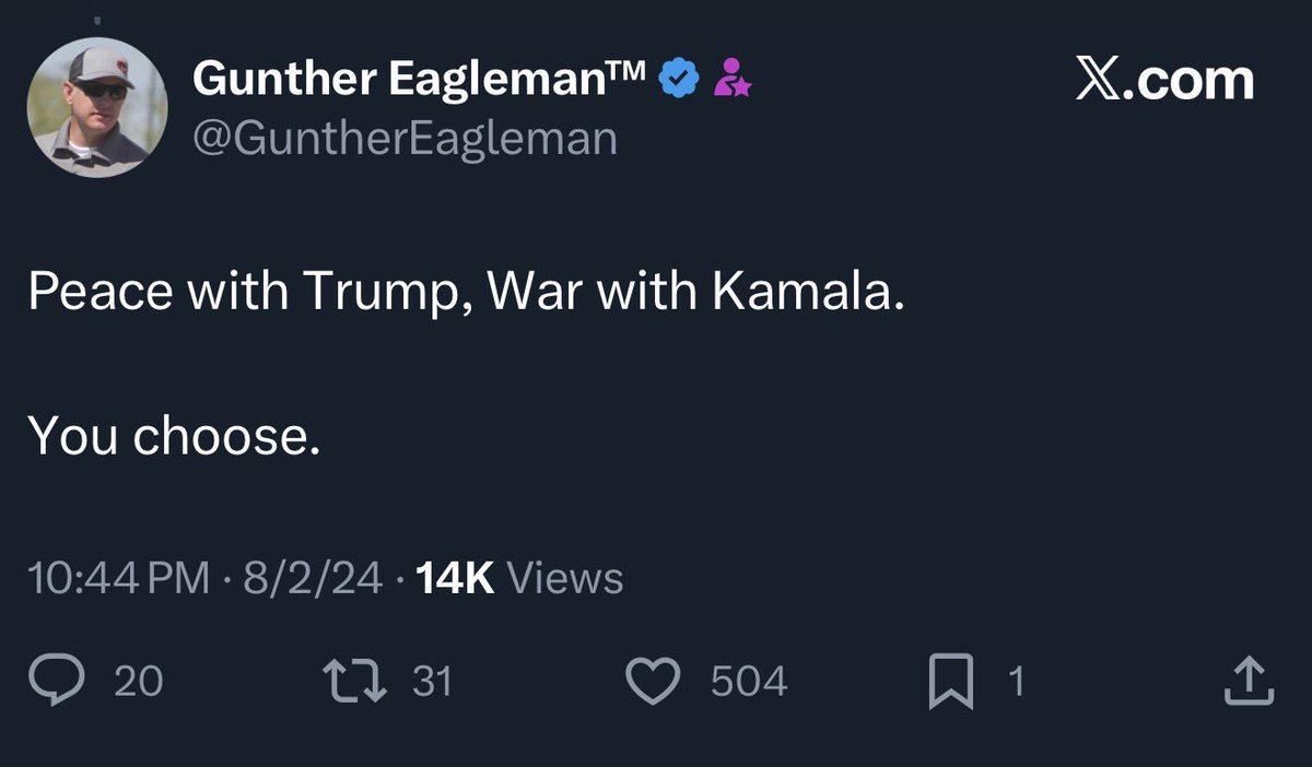 Do you guys believe in anything? Or is the entire philosophy “whatever Trump wants?”