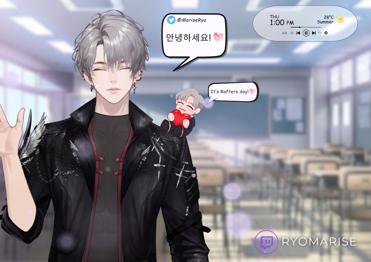 🌇Good afternoon~

Happy Thursday everyone! Tonight will be another Rafters hangout with the gang as we play Powerwash Simulator tonight. It's a cozy cleaning stream tonight ☺️

#Vtuber #Vtubers #ENVtuber #ENVtubers