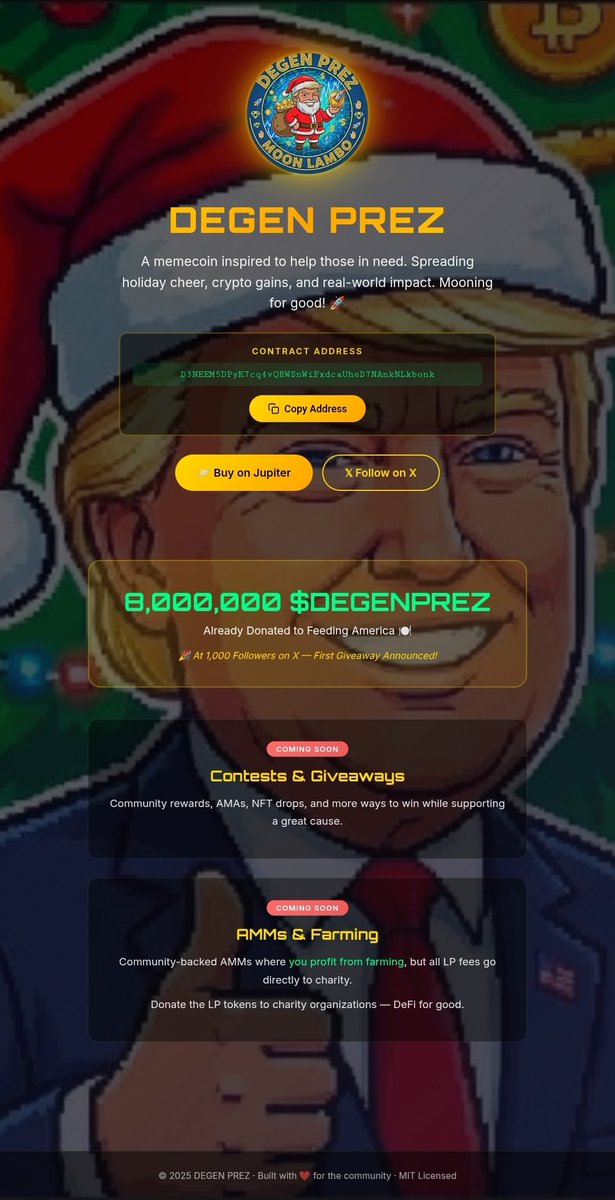 Degen Prez tweet media