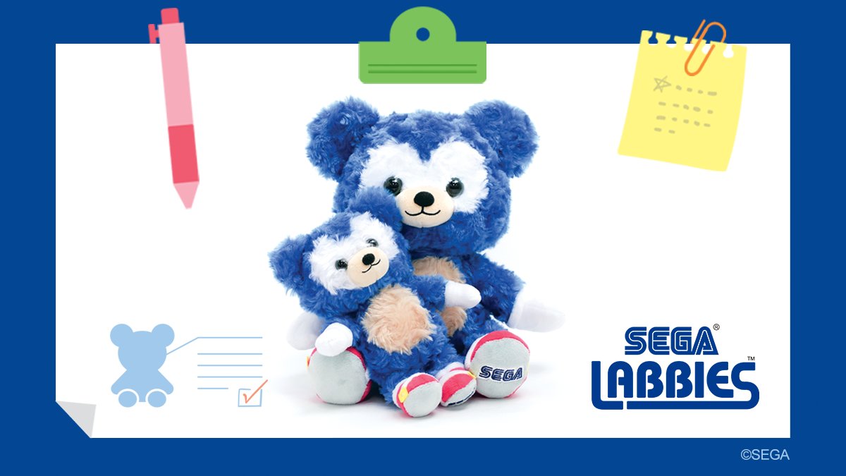 SEGA LABBIES™」発売開始🦔 ＼ ちょっと不思議なぬいぐるみLABBIES