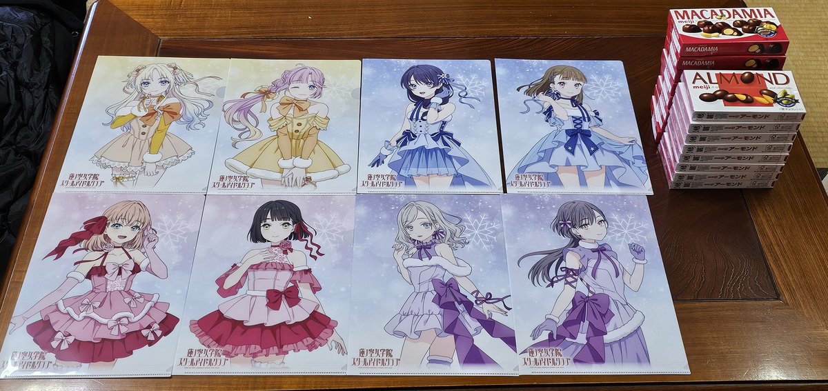 セブン行ってクリアファイル貰ってきた🪷 2店目にてコンプ 最初の