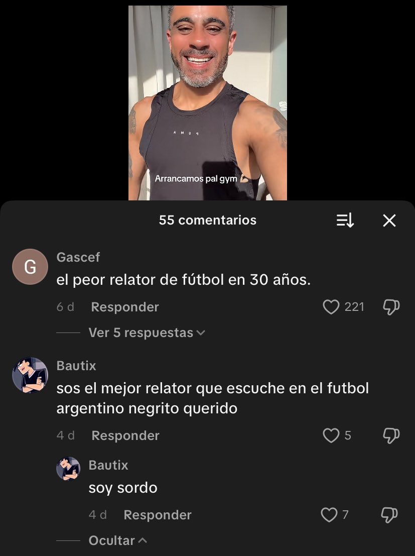 Por suerte en Tiktok lo quieren al negro bulos