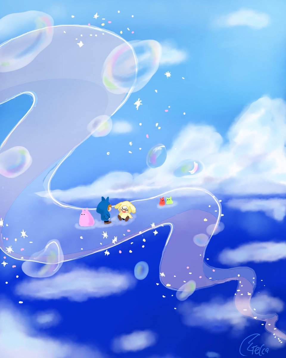 りうさん専用ページ 幸せの世界にて(* ˊ꒳ˋ*)✨ “空へ……行こうっ♪♪( ´罒`*)” です