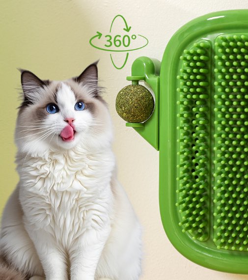 james07150715's tweet image. #Cat Toys #Scratching Toy for Cats #Catnip Toys

Can be affixed anywhere, such as walls, cabinets, or table legs.
Sticks firmly and won't come off easily.
The soft bristles make it easy for cats to groom themselves and scratch their itches.