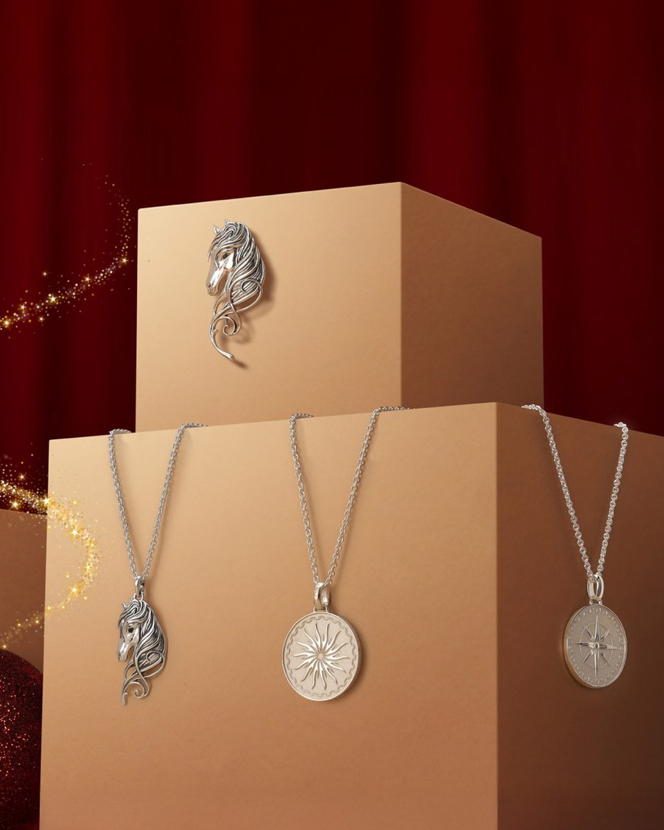 Celebrate individuality with accessories that tell a story.

Horse brooches and pendants, sun and compass medallions—each designed to reflect strength, direction, and individuality.

#Comyns #ComynsSilver #WilliamComyns #Silver #Gifts #Christmas