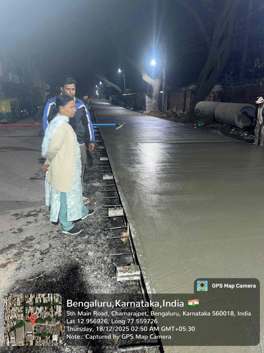 GBA_office's tweet photo. ๐ง BSMILE | Road Infrastructure Update ๐ง
๐ฃ๏ธ PQC Laying Works in Progress
๐ 5th Main Road, Chamarajpet
๐ Holiday Village Road, Mallasandra, Yeshwanthpur Constituency
Strengthening roads for smoother, safer, and long-lasting travel.
#BSMILE #PQCWorks #RoadDevelopment #BetterRoads #BengaluruInfrastructure
#GreaterBengaluruAuthority
