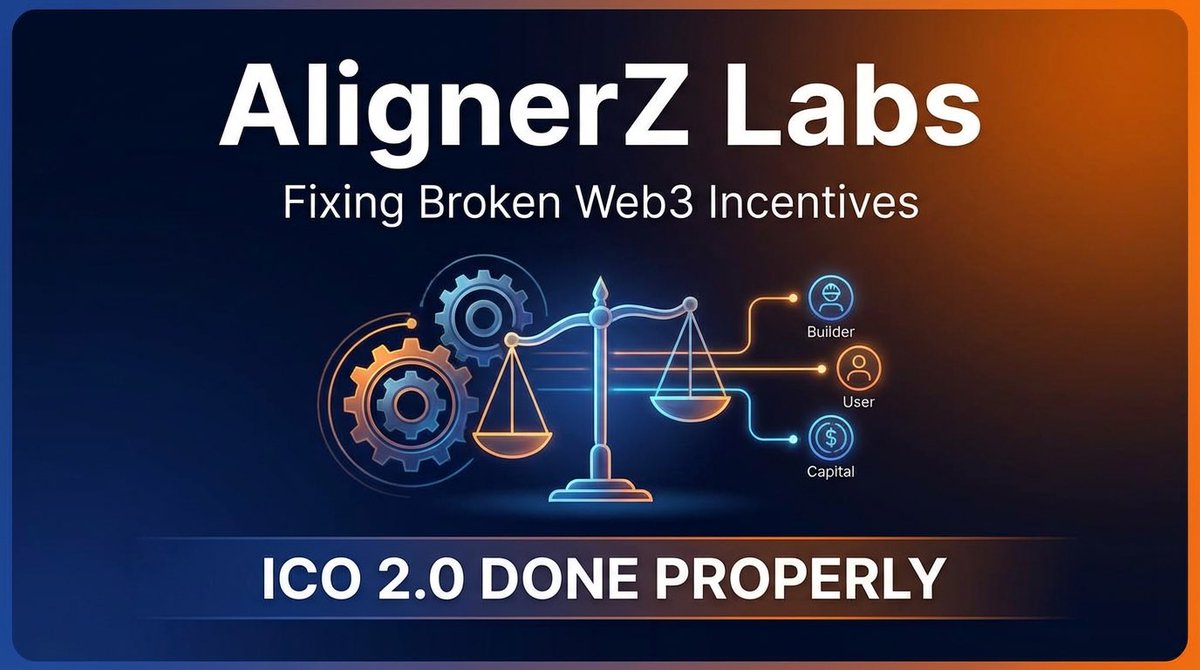 VasiiLisaa's tweet image. AlignerZ Labs: Fixing broken Web3 incentives 
Web3 did not fail because of tech.
It failed because incentives were broken.

Everyone was rewarded for moving fast not for building right.
So liquidity extracted, communities fractured and good ideas died early.
@AlignerZ_Labs exists…