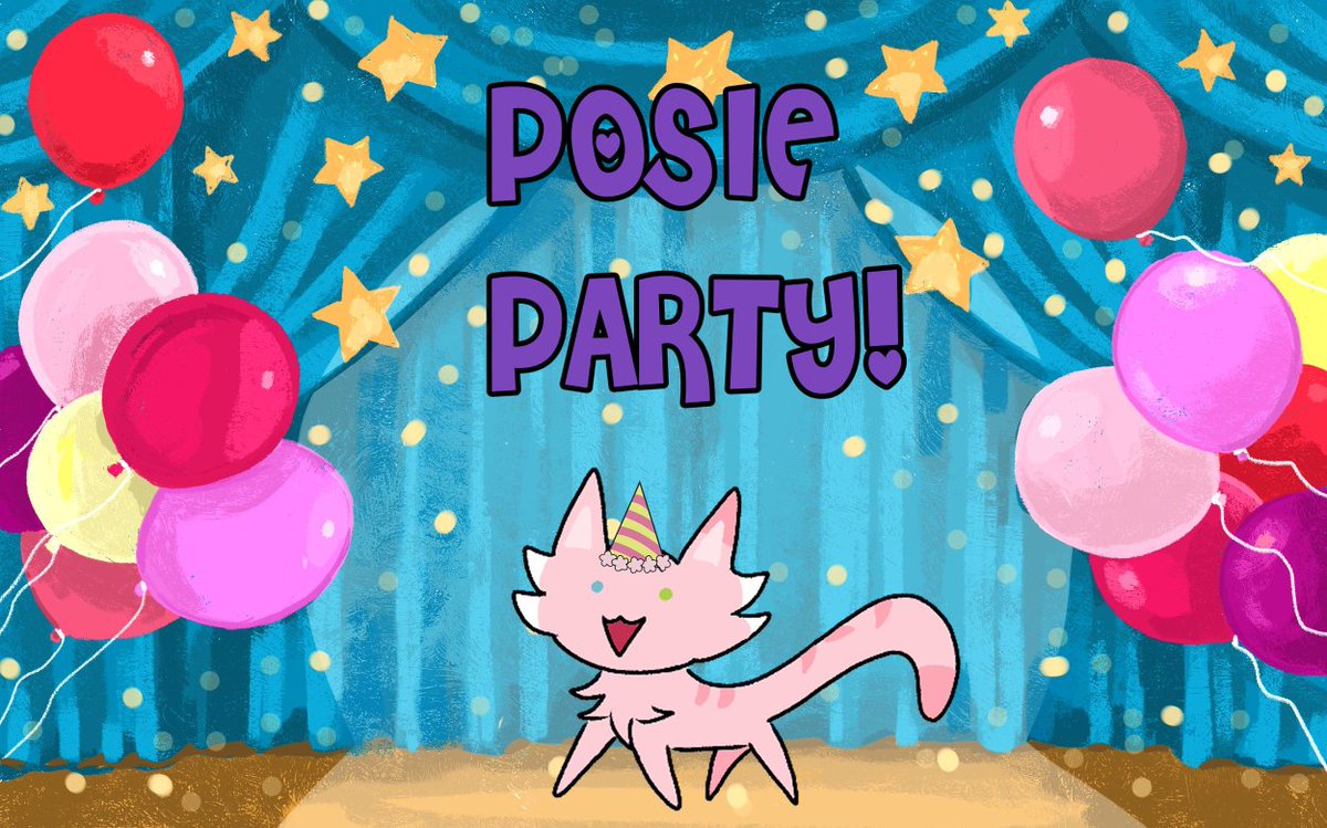 PosieKitty's tweet photo. 🌸IT'S THE POSIE PARTY!!!! https://t.co/ArFnn20eP9