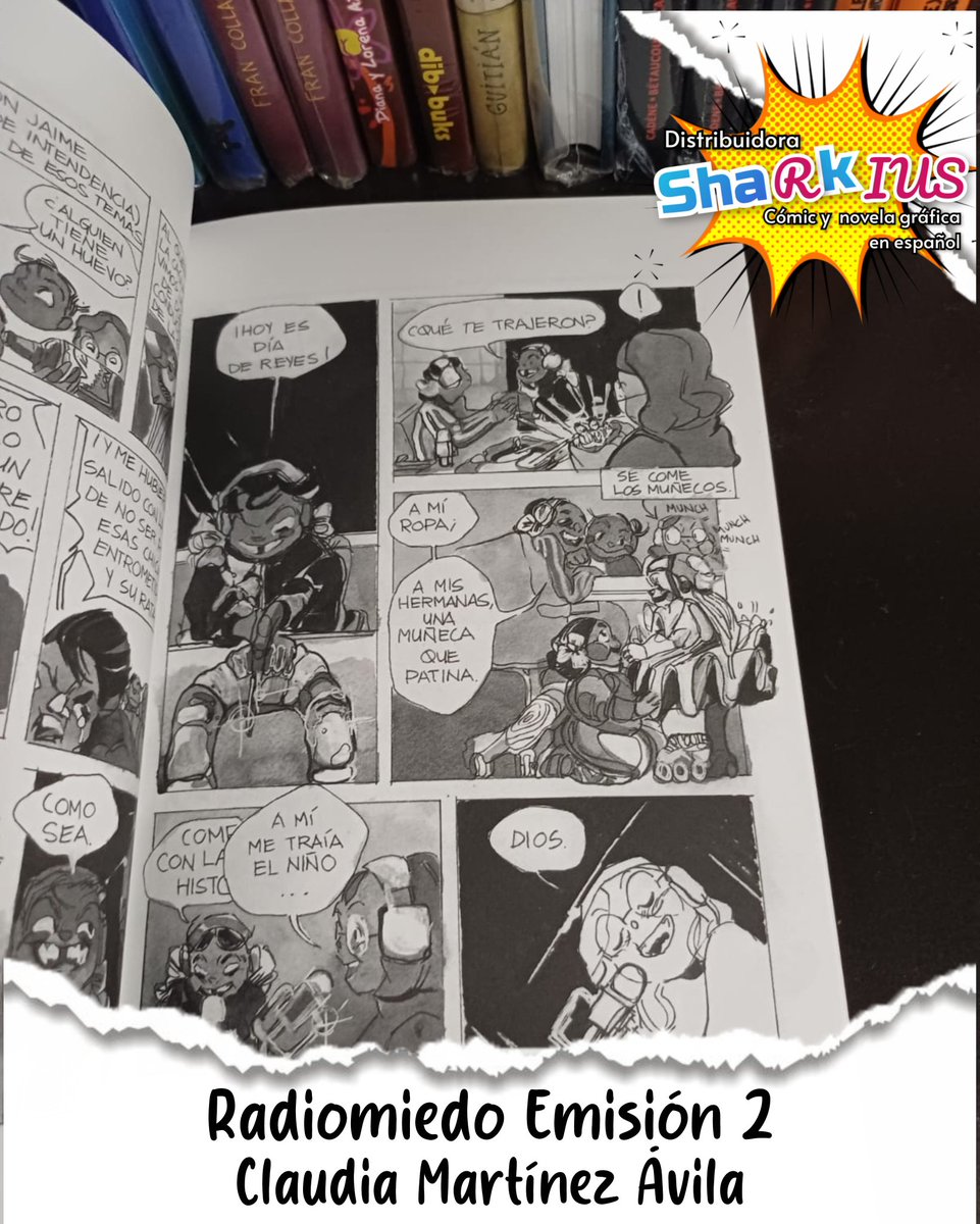 sharkomics's tweet photo. Radiomiedo Emisión 2
Autora #ClaudiaMartínezÁvila
$250

Yolanda, Belén y Susana se reúnen en un programa de radio por la madrugada para contar historias. 

Hacemos envíos a todo México.
#cómic #cómicmexicano #novelagrafica https://t.co/qwSgVM9cZm