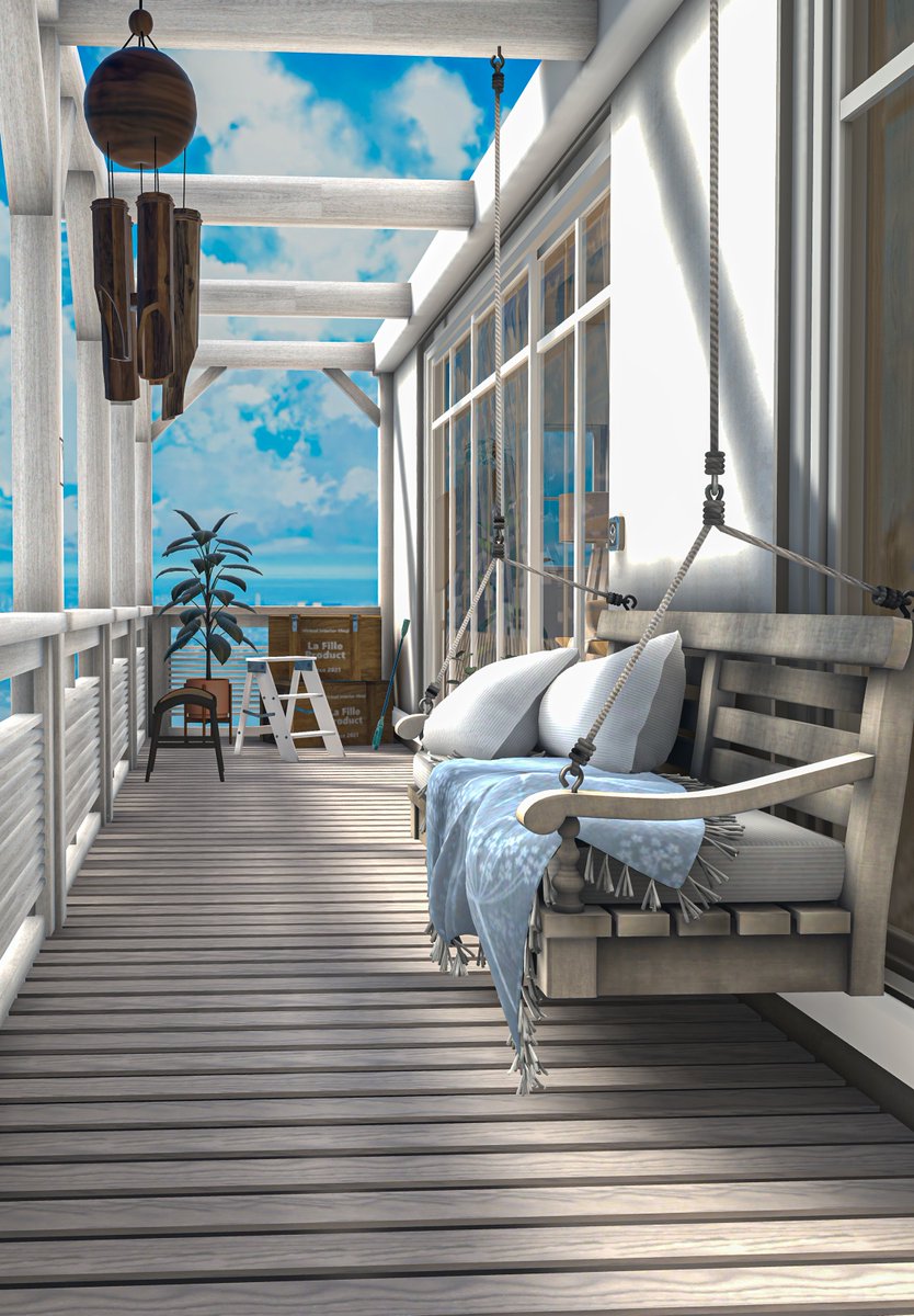 Cozy Modern Apartment  and City Views.
居心地の良いモダンなアパートメントとシティビュー。

World: day by day
Author: ＊るう＊
Link: vrchat.com/home/world/wrl…

#VRChat #VRChatPhotography 
#VRChat_world紹介 #RPandaLens