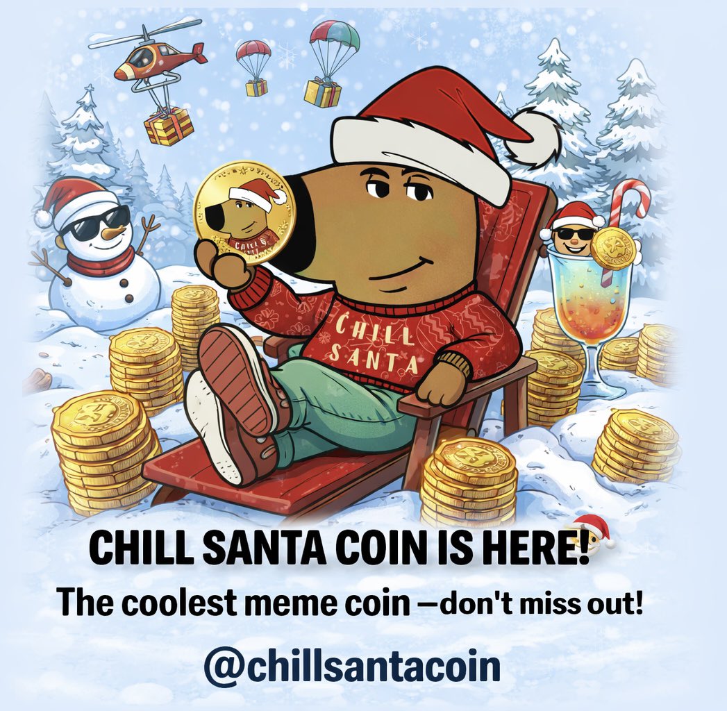 chill_santa_'s tweet photo. Join our Telegram 🔗Link in bio🎅🏼🎄
#ChillSanta #Memecoin #Pumpfun https://t.co/C1mUAQoCtQ