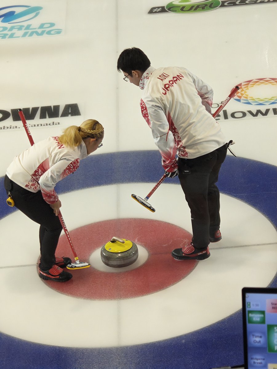 japan_curling's tweet photo. 【2025オリンピック世界最終予選】  
ミックスダブルス 予選7
 　
   🇯🇵 W-L 🇦🇹

予選グループ内の順位が3位となり、決定戦に進出することはできませんでした。

応援ありがとうございました🥌 https://t.co/RBUJTDXcSL
