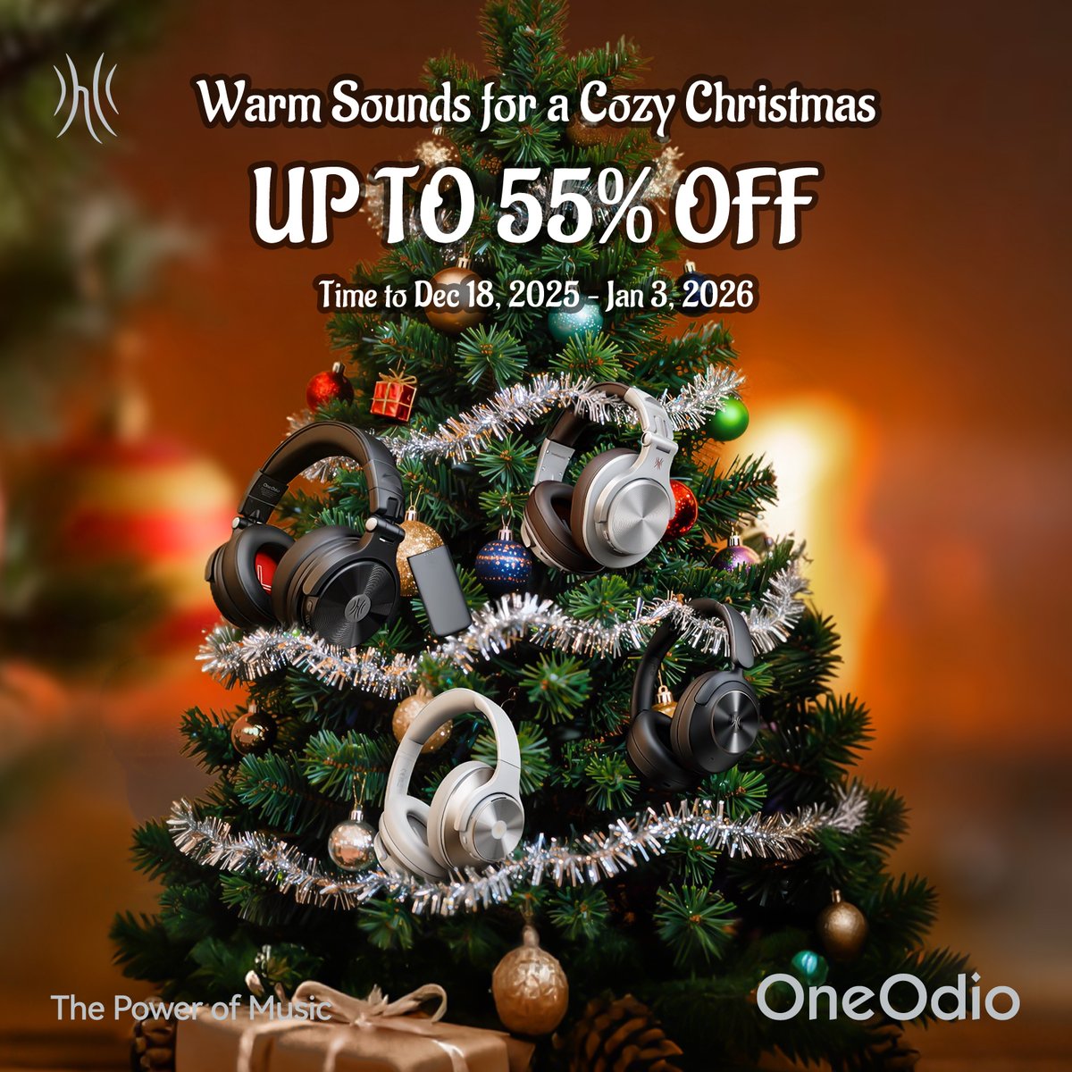 🎄 OneOdio Christmas Deal: UP TO 55% OFF headphones!

Immersive sound = perfect Xmas gift (for you or a buddy) 🎁
⏳ Dec 18, 2025 – Jan 3, 2026

Tag your music pal &amp; warm up winter with great tunes 👇
-
-
-
#OneOdioXmasSale #WarmSoundsForChristmas #StudioMax1 #OneOdioFocusA10