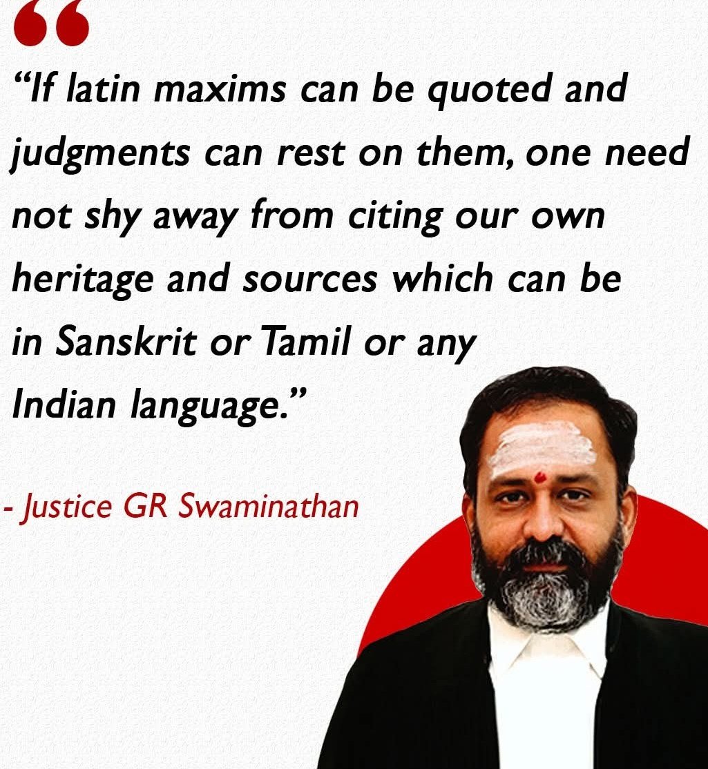 At last, one judge has triggered the real indegenisation of the judicial process. Great, Sir🙏