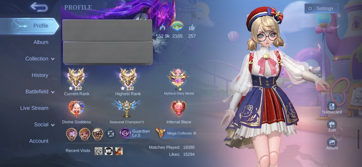 marinnchwan's tweet photo. Hehehehehe akhirnya bisa naikin highest rank season ini https://t.co/6NV1909Ujg