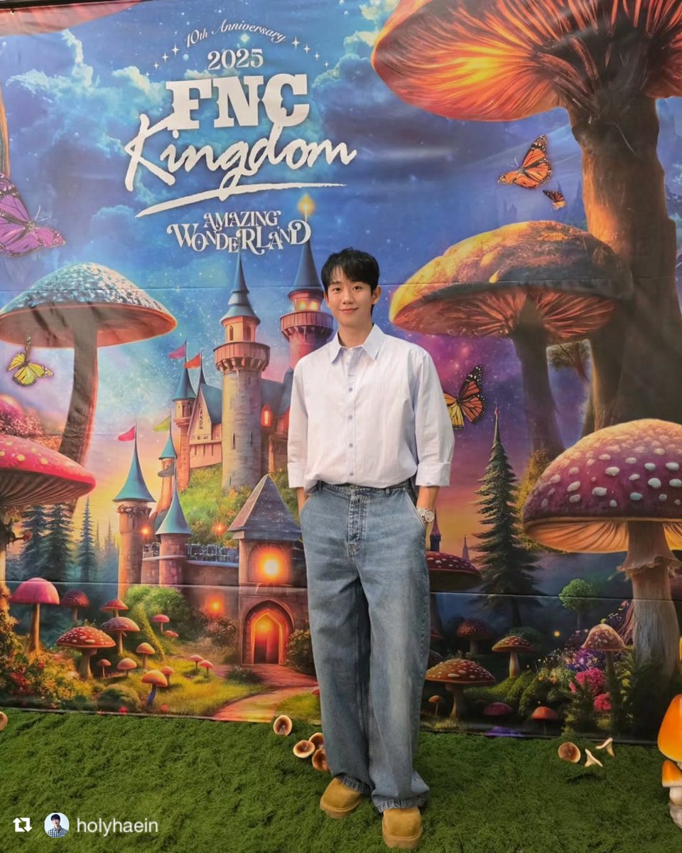 hiroeryue's tweet photo. 2025년 12월 15일 16:42
10th Anniversary 2025 FNC Kingdom 🎉
皆さんのおかげで幸せでした。

#정해인
#Jonghaein
#ﾁｮﾝﾍｲﾝ
#FNCKINGDOM2025🍄
@ActorHaein 
https://t.co/SZM6cqmglO https://t.co/VONohz1J8A