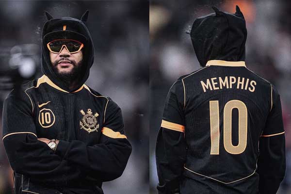 コリンチャンス #メンフィスデパイ サード ネームナンバー付き