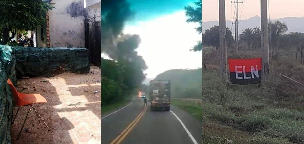 Ataques, banderas y un menor herido: así se vivió el paro del ELN en el Cesar quintopoder.com.co/ataques-bander…