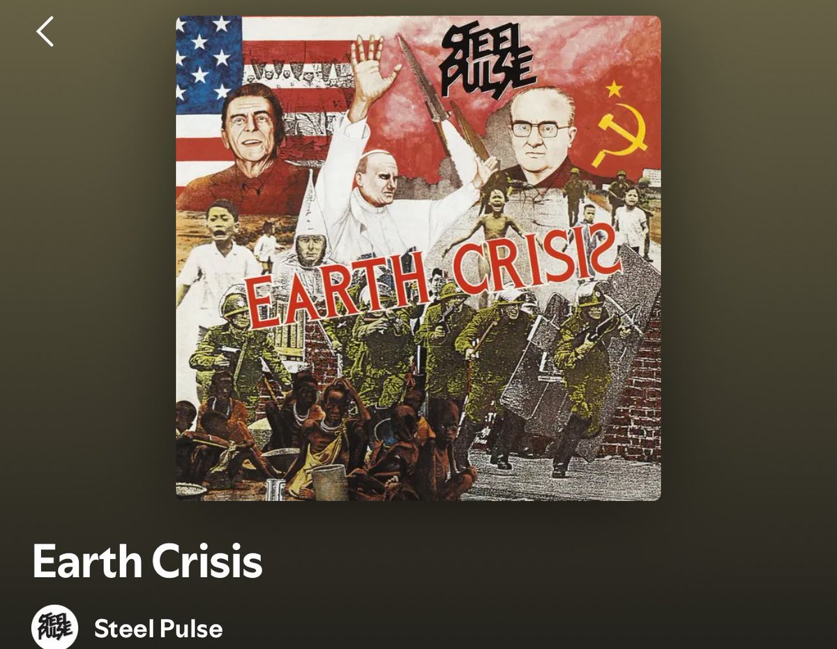 Album of the Day: Steel Pulse - Earth Crisis Reggae classic