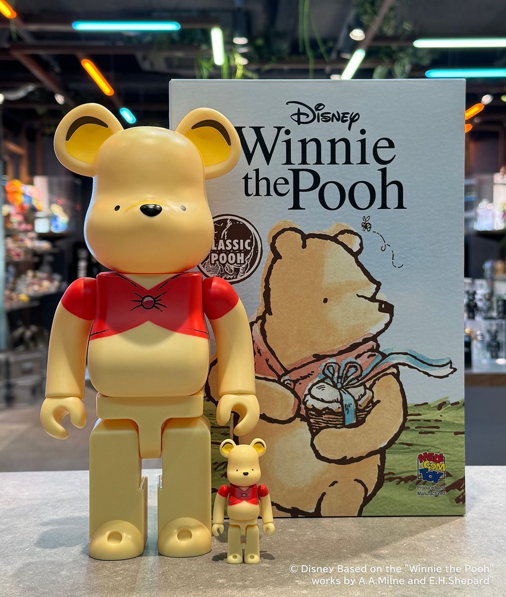 Today's MEDICOM TOY TOKYO】 「BE@RBRICK Winnie the Pooh (ORIGINAL
