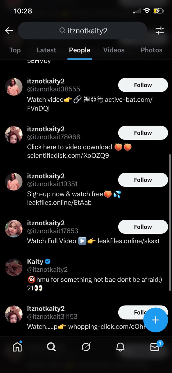 itznotkaity2's tweet photo. It’s come to my attention that there’s multiple accounts that are not me but are acting like me. The only account I own is verified and has actual posts!! Please do not fall for these scams guys!! https://t.co/dc1QEVK9BK