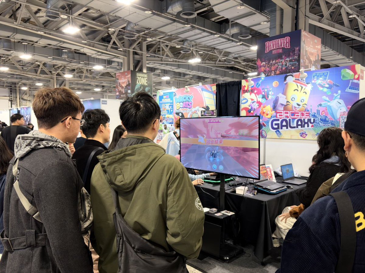 arcadegalaxy_'s tweet photo. Our third year at G-EIGHT has wrapped up! 🎉

Along the way, we’ve found our voice in the industry and are now focusing on polishing the game and developing new modes.

Download our game on Steam and let us know what you think!
🔗 https://t.co/zMAbovzJL0 🔗 https://t.co/h1gdvn7N2P