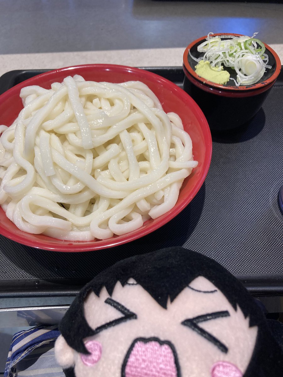 昼は簡単におうどんで