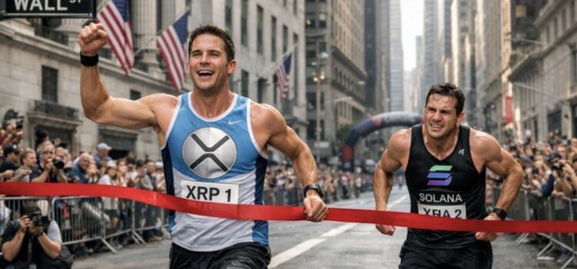 TRTalksReal's tweet image. 🚀$XRP is beating #Solana in the "Wall Street
marathon"
As markets heat up, XRP is pulling ahead of
$SOL in institutional interest, market performance, and attention from Wall Street players.
📈Is a shift in leadership happening in
Scrypto?
WALL ST
XRP 1