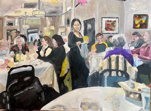 RGF52's tweet image. Art of the Day! "Restaurant Series #5". Buy at: ArtPal.com/robertgfishman…