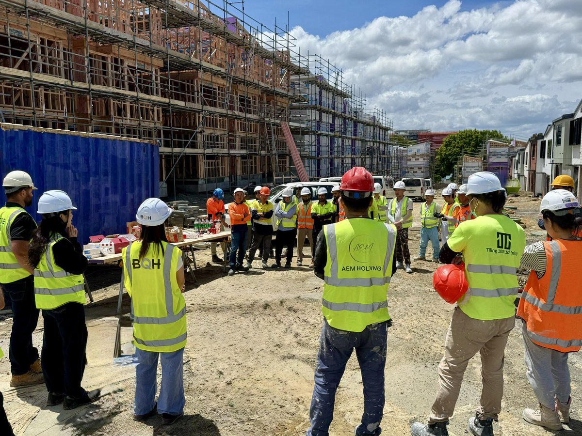 McCoreGroupLtd's tweet photo. Barrack Project 
42 two &amp; three-storey homes, ahead of programme and tracking strongly. A big thank you to our client and BQH for shouting the entire site team KFC as a gesture of appreciation -a great reflection of the strong partnership and team culture on this project. https://t.co/OHUzlIG9pS