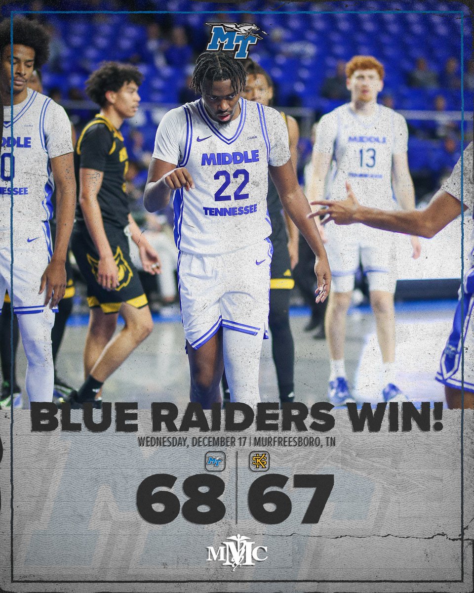 Middle Tennessee Men's Basketball tweet media