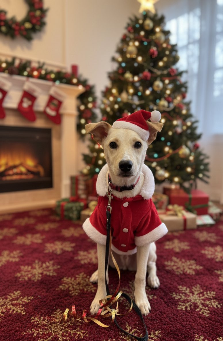 HELA_MORE's tweet image. Querido Santa:

Me llamo Bruno y tengo apenas 6 meses.
Aunque soy solo un cachorro, la vida no ha sido fácil conmigo desde que nací.

Desde muy pequeño conocí el miedo, el frío y la pérdida. Algunos de mis hermanitos se fueron por culpa del parvovirus… no entendí por qué ya no…