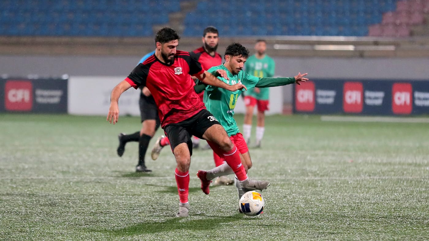 فريق الجزيرة يحافظ على صدارة دوري الرديف لكرة القدم #بترا 