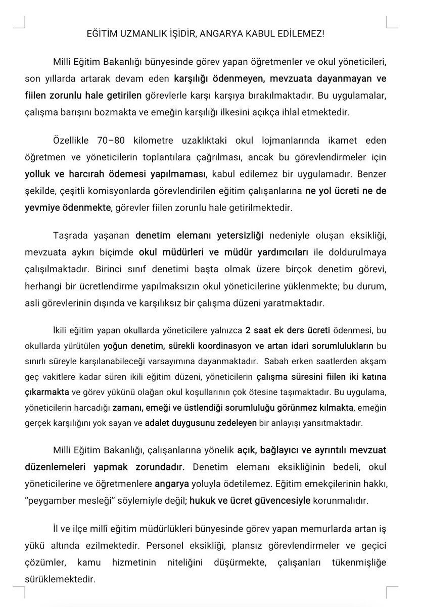 Özgür Eğitim-Sen Şanlıurfa tweet media