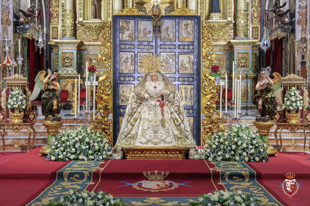 Hdad_Trinidad's tweet photo. 🟢 #𝐄𝐒𝐏𝐄𝐑𝐀𝐍𝐙𝐀𝟐𝟓 | Nuestra Señora de la Esperanza vestida para los días de la festividad de la Expectación por N.H.D. @JoaquinGomezSev.

"Dios te salve, Reina y Madre de Esperanza, Dios te salve, Esperanza Trinitaria".

🌐 https://t.co/55GGS8Cm77

📸 Dpto. Comunicación

#𝙎𝙤𝙮𝙙𝙚𝙡𝙖𝙏𝙧𝙞𝙣𝙞𝙙𝙖𝙙 #𝙎𝙥𝙚𝙨𝙉𝙤𝙣𝘾𝙤𝙣𝙛𝙪𝙣𝙙𝙞𝙩