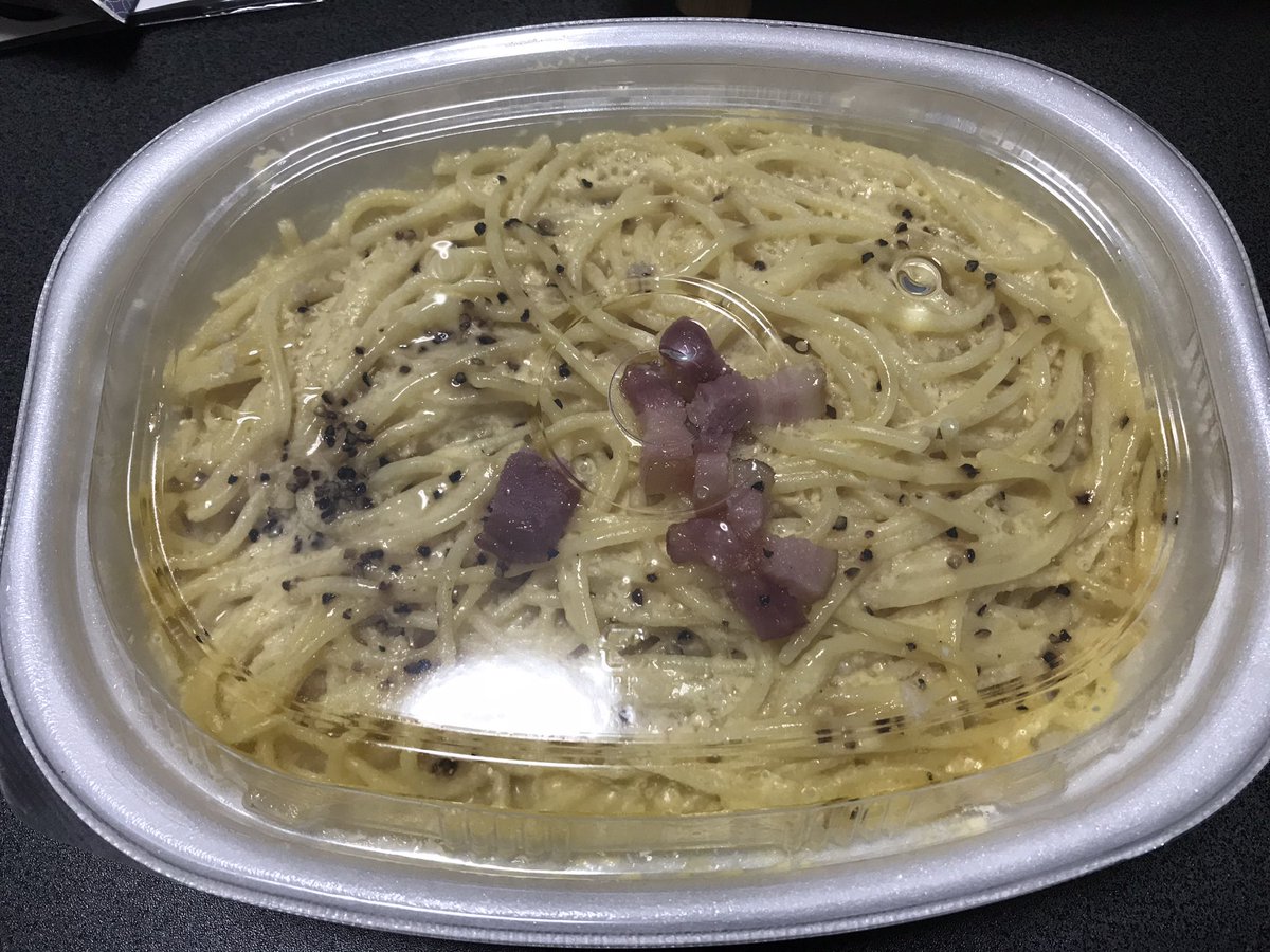 久しぶりにセブンのカルボナーラ食った〜！うまし👍✨️