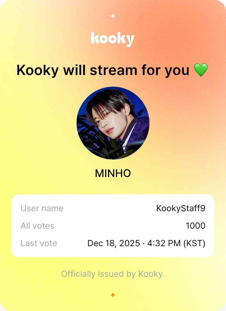 kooky__official's tweet photo. ~ X POLL BONUS GRANTED ~
🚨 3 DAYS LEFT 🚨
🔗https://t.co/QXzmHEGzpG
#MINHO #민호 #SHINee #샤이니
#WayV #웨이션브이
#CHAEHYUN #채현 #kep1er #케플러
#KookyStreaming #SpotifyStreaming https://t.co/UIphzm16CH